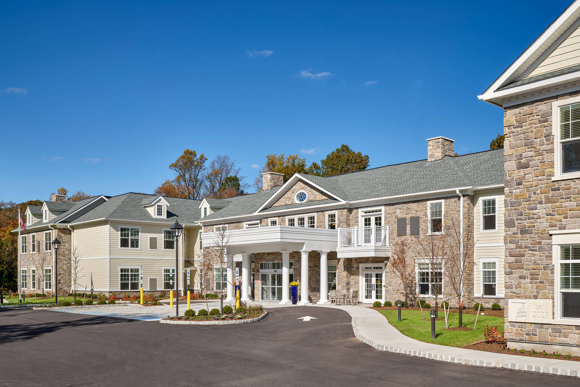 Front of The Chelsea at Washington Township in Bergen County, NJ for Assisted Living and Memory Care
